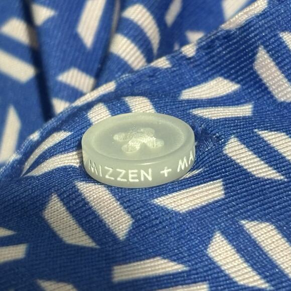 Mizzen + Main Polo Shirt Men’s MED Phil Mickelson Geometric AOP Performance Trim - Picture 5 of 9